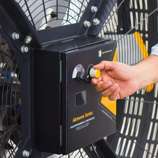 KALE FANS Factory Ventilation Large Portable Standing Fan for Air Cooling