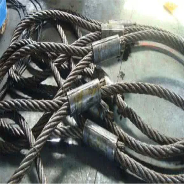 High Temperature Press Stainless Steel Wire Rope Sling For Crane