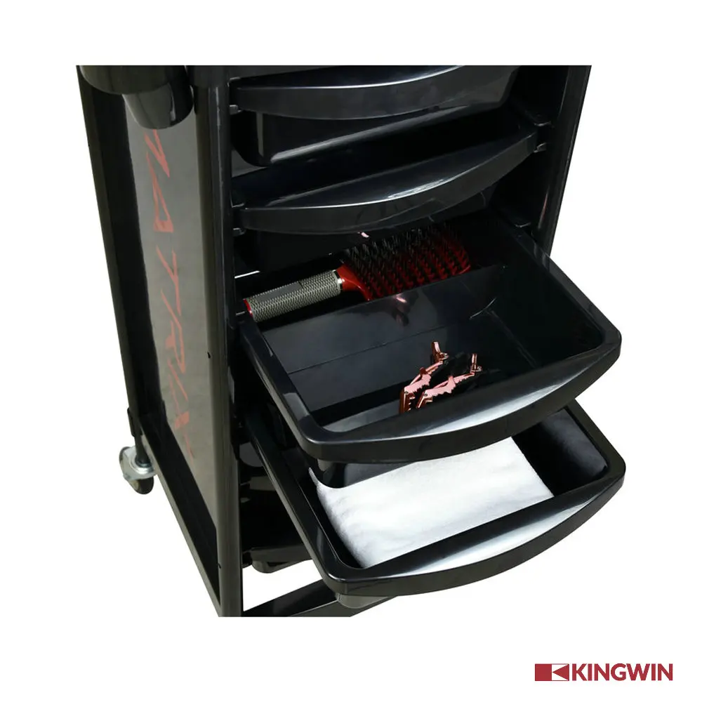 Delux hair salon rolling trolley cart