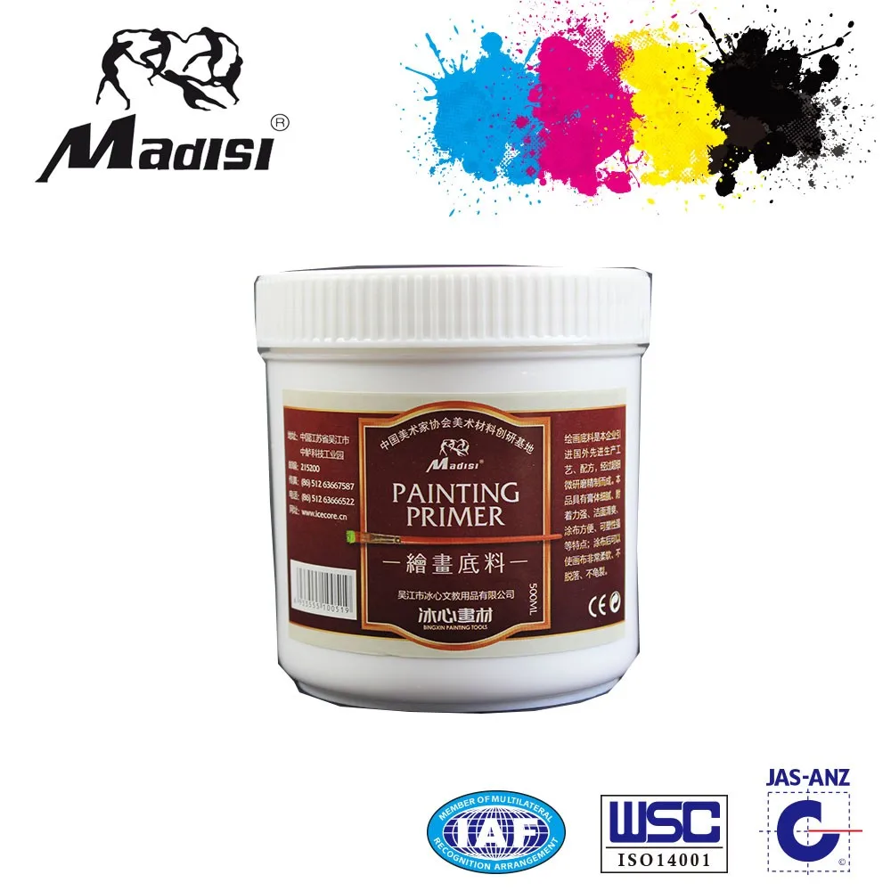 Professional Good Quality Professional Artist 500ml Acrylic Painting Primer