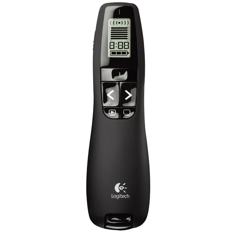 Logitech Professional Presenter R800, Presentation Laser Pointer Green Wireless pen Presenter  laser pointer
