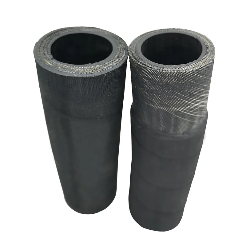 High pressure hydraulic rubber hose two steel wire hydraulic hose