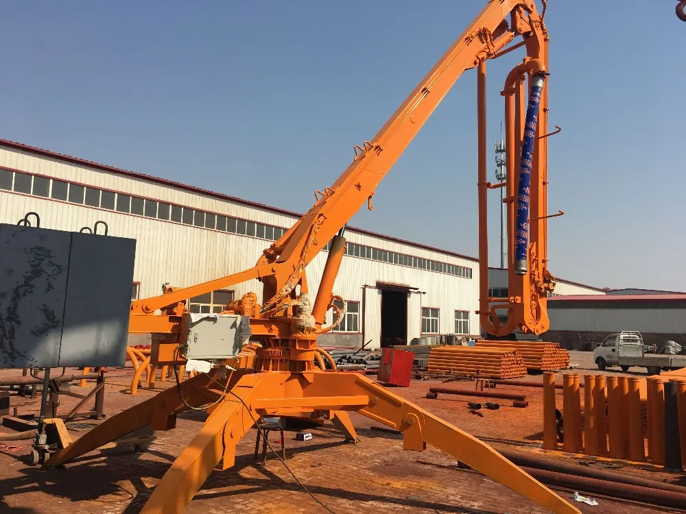 Factory 2020 Hot sale Mobile Hydraulic  HGY series 18M Concrete Dispenser mobile Concrete lattice tower Electrical placing boom