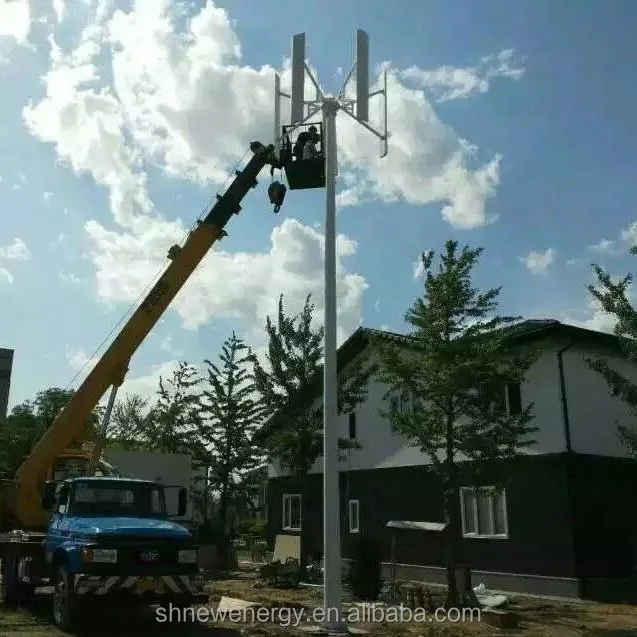 
Chinese vertical axis H Type 2KW wind power generator for residential used 