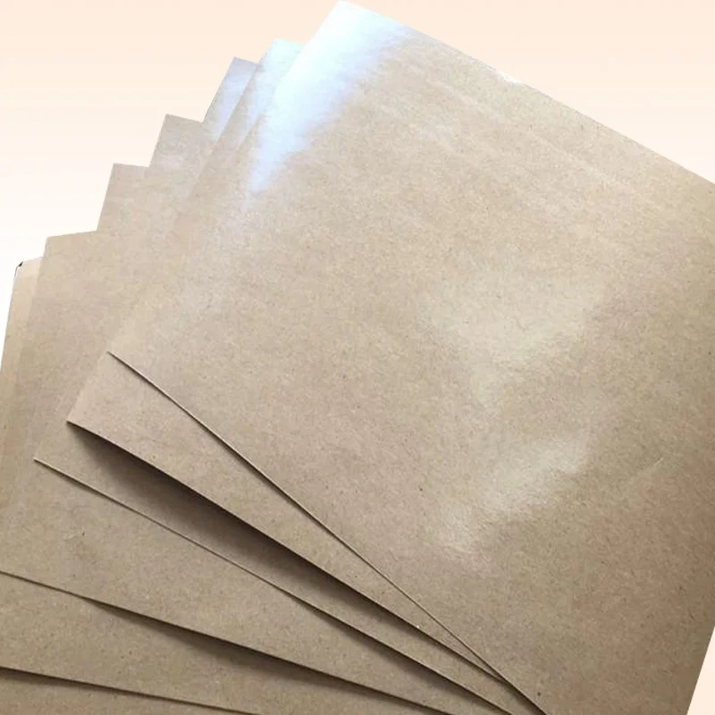 
One side PE coated paper 300gsm brown kraft paper+18gsm film for making chicken box/ fast food packaging box/white noodle boxes 