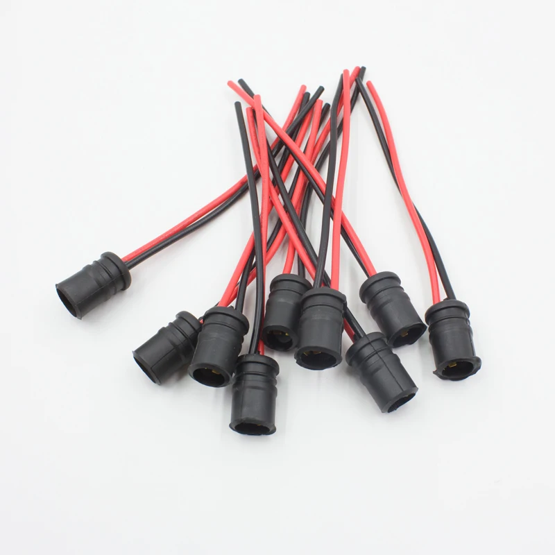 Car OEM 13CM T10 led bulb Connector W5W 168 194 Car Lamp Cable Auto Bulb Wire Light T15 LED Bulbs Socket adapter T10 w5w socket