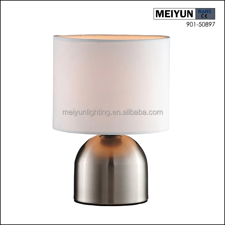 Simple Designs Mini Touch Table Lamp with Fabric Shades Cheap