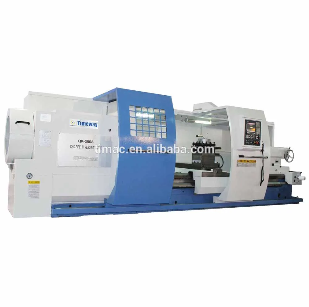 Large Bore CNC Oil Field Lathe Machine   pipe threading oil country lathe