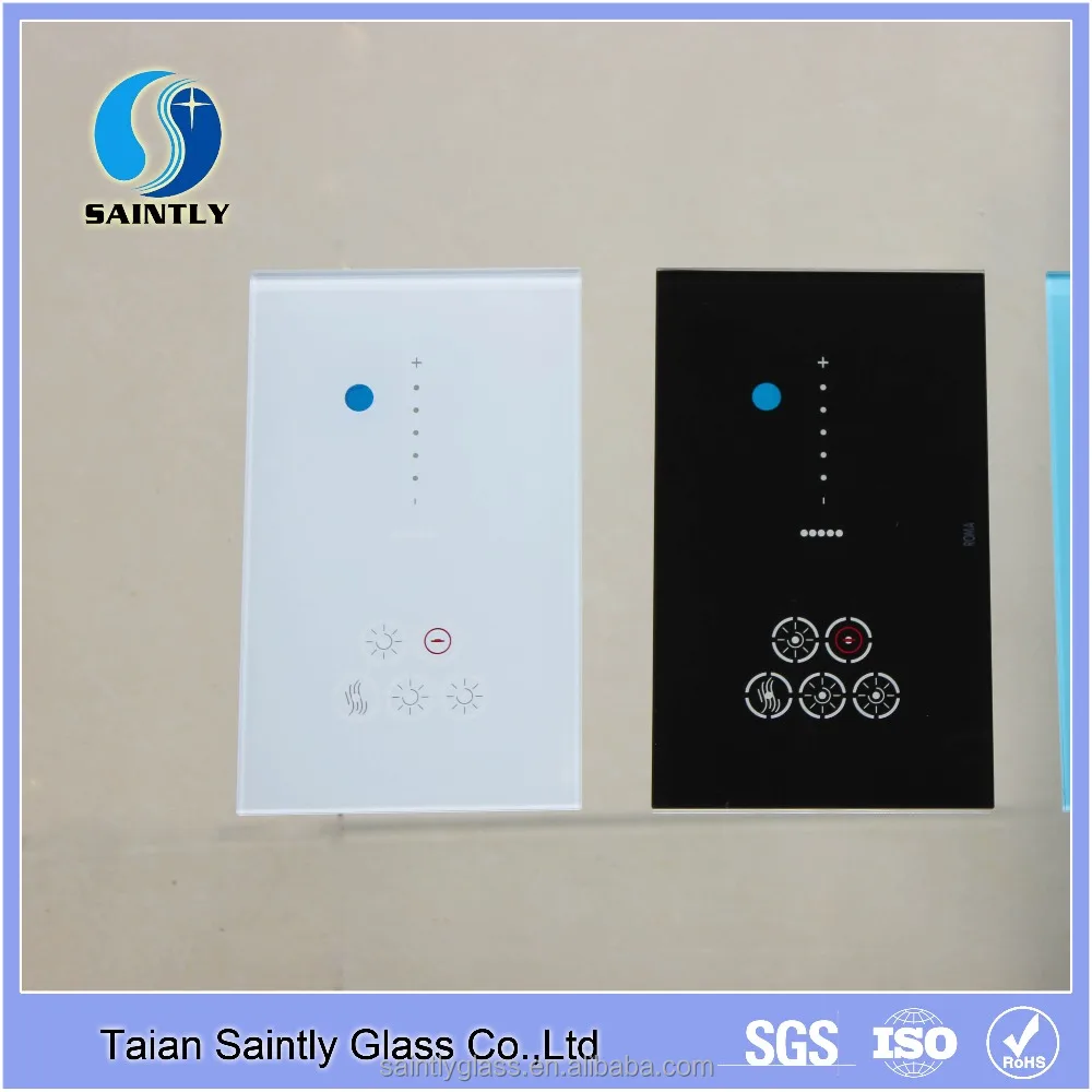 Wifi tempered switch control custom touch screen panel glass