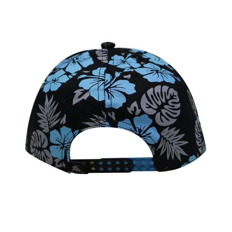 Flower hat five panel hat custom your pattern 5 panel cap