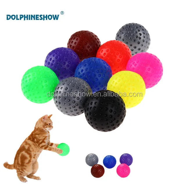 Multicolor Pet toy balls knitting wool ball with bell inside for cats and dogs