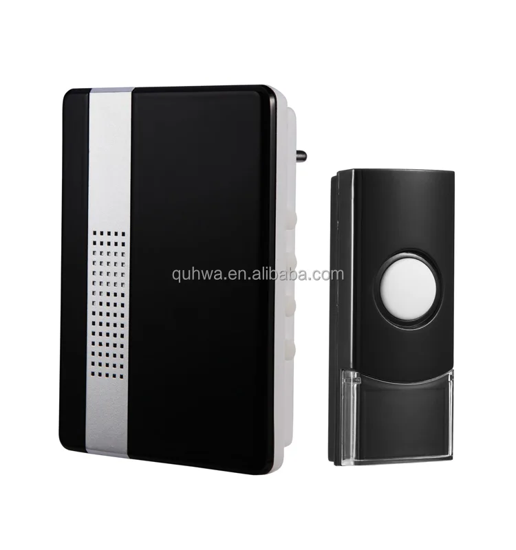 ring bell Wireless Door Chimes  Doorbell QH-866AC BLACK