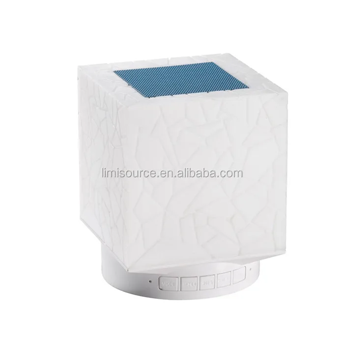 Colorful Light Touch Water Cube Wireless Music Speaker Built in Battery 1200 mAh Support TF card