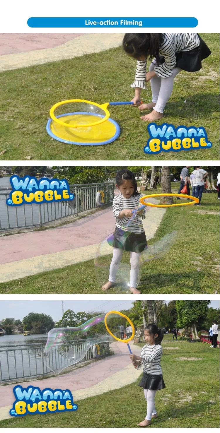 65cm Summer Party Favor Maker Soap Big Bubble Solution Stick Toy giant soap bubbles huge bubble wand