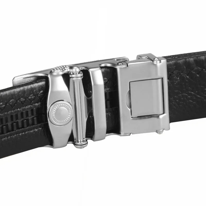 Men popular top brand cowboy europe genuine leather automatic belt