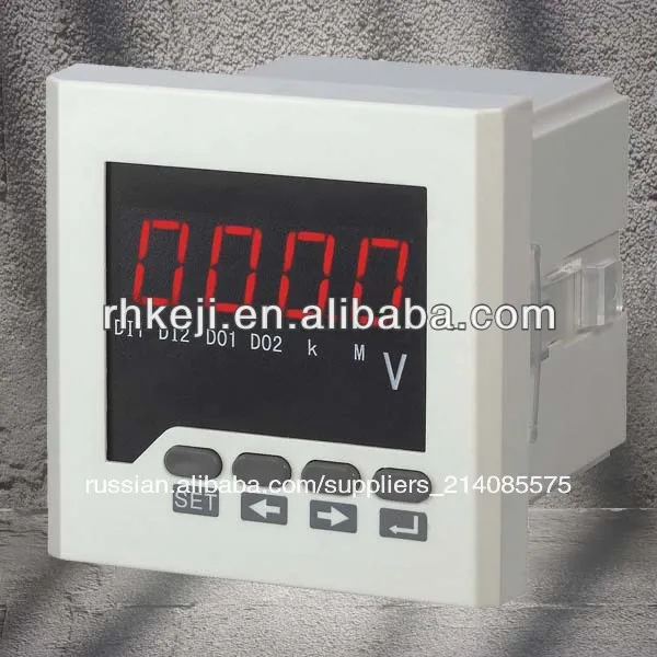 вольтметр показать индикатор напряжения и тока метр метр панели rh-av61