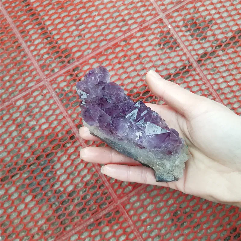 Wholesale Natural Minerals Stone Quartz Brazilian Amethyst Crystal Cluster Geode Slice