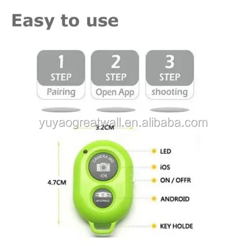 
bluetooth camera shutter release selfie remote wireless for mobile phone camera 
