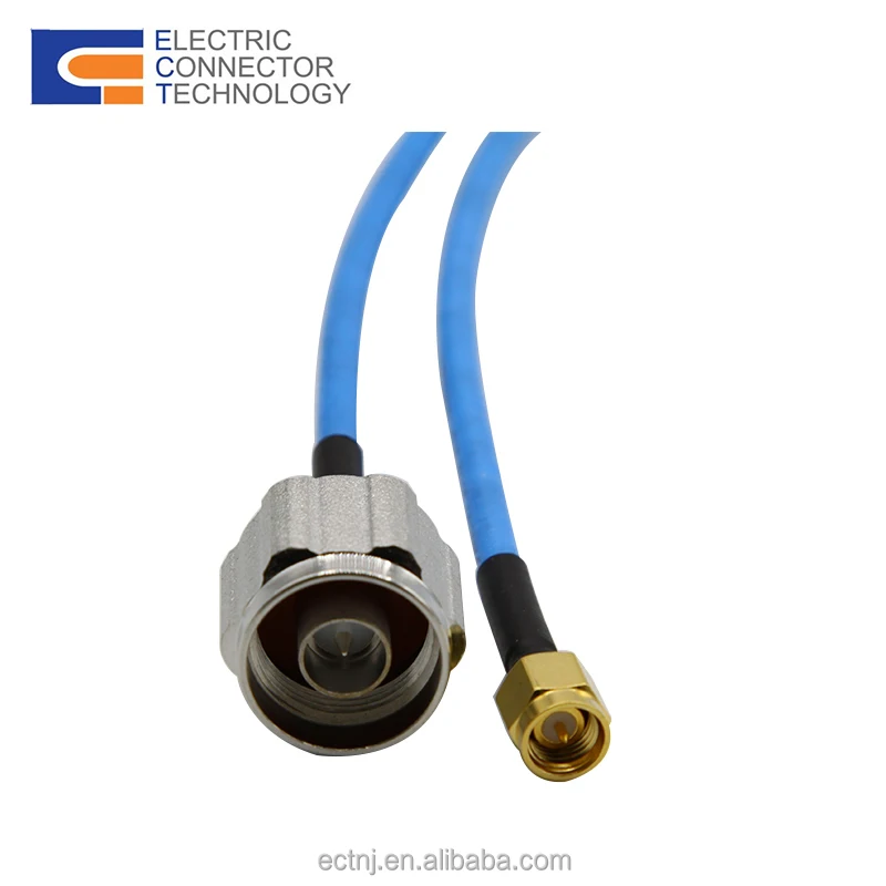 N мужчины к SMA мужской синий антенна прямой разъем с. 141 кабель