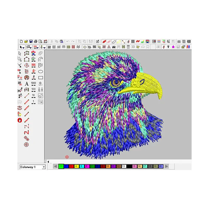 
High-quality Custom Jeans Embroidery Designs 3d Design Badge 