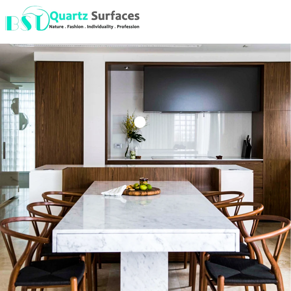 Marble Construction Materials Floor Porcelain Italian Types Super Thin White Modern Kitchen Tiles Natural Marble Polished BST