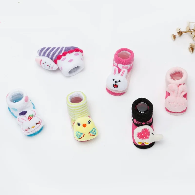 japanese animal 3d cartoon girl tube new born baby shoe happy socks