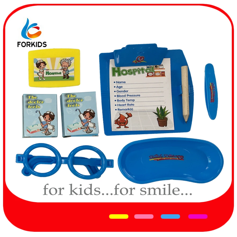 Kids medical equipment kit toys,preschool kids toy hospital set for pretend play