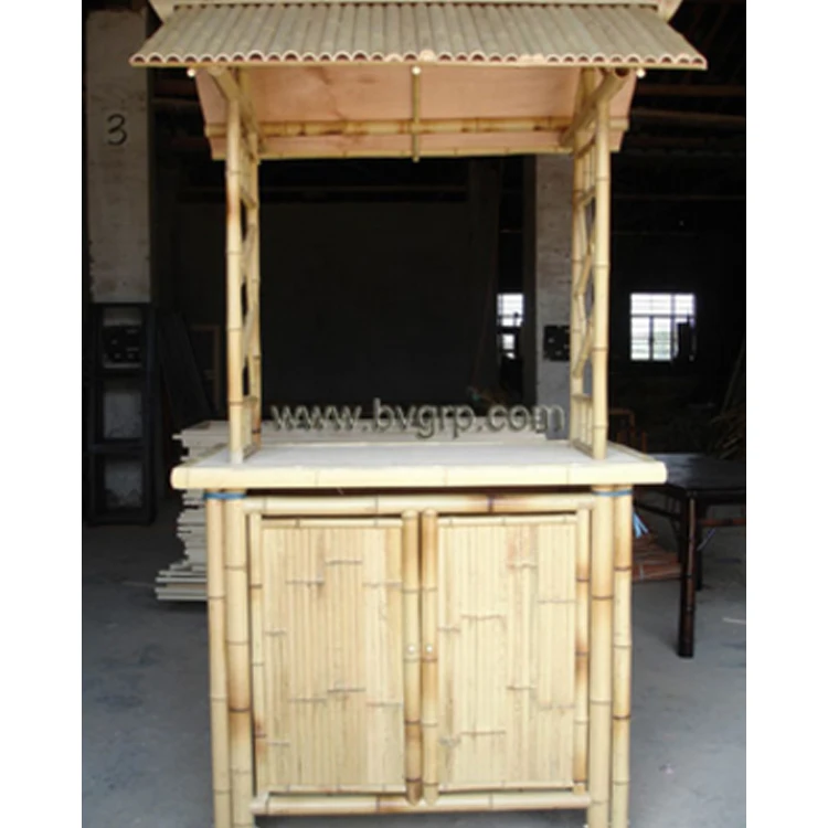 
Professional factory supply bamboo tiki bar standard size outdoor tiki bars 