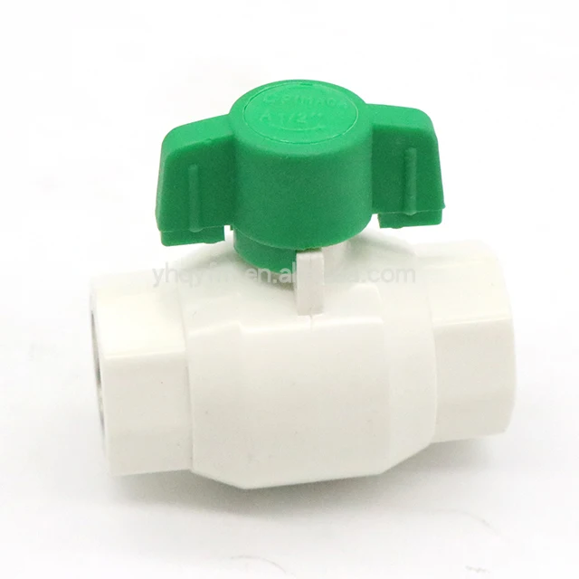 Plastic PPR brass Ball Valves ABS Handle Gardening Greenhouse Wholesale low pressure valve