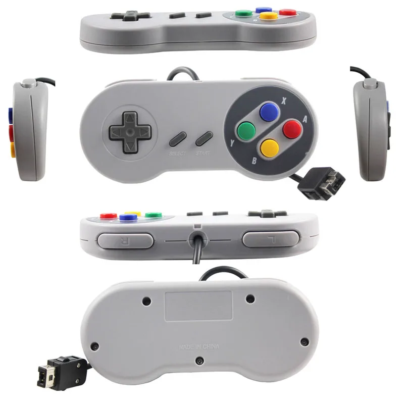  Проводной игровой джойстик в стиле ретро для супер Nintendo Snes классический