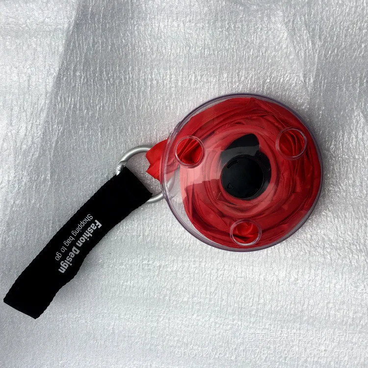 
Eco-friendly Tote Bag Mini Crossbody Roll Up In Storage Pouch Retractable Reusable Grocery Shopping Bag 