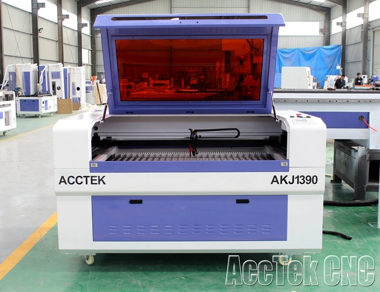 AccTek AKJ1390 laser cutting machine 1300*900mm work area CO2 laser cutter for non-metal