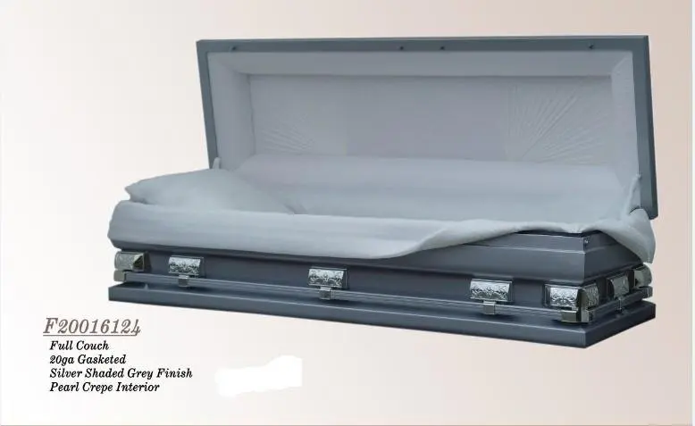 THR-18098125 Metal funeral products casket with sofa cushion