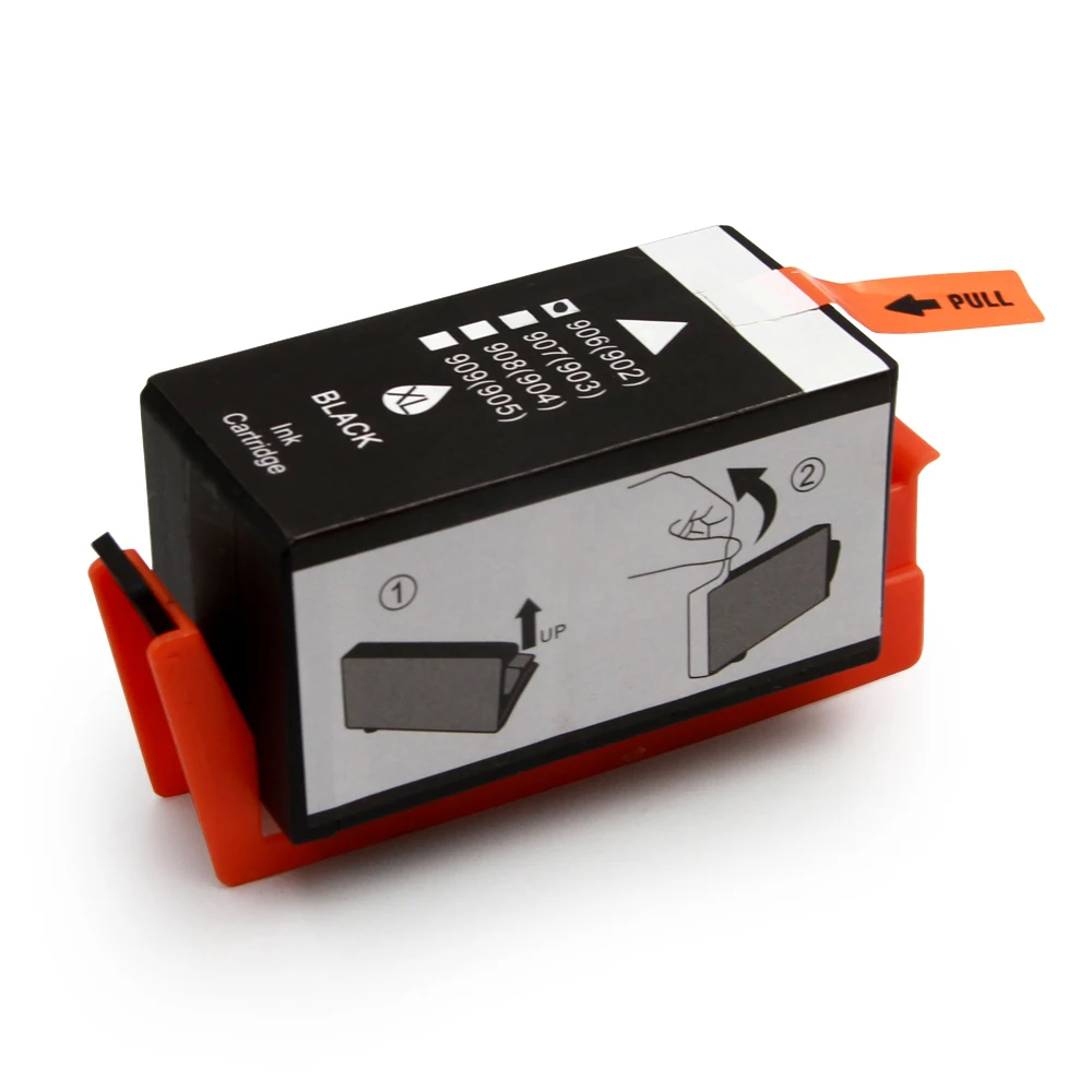 Ocbestjet For HP 902 902XL 906 906XL Ink Cartridge For HP902 Ink 6954 6960 6962 6968 6975 6978 Printer (North America)