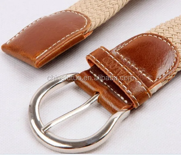 colorful kids elastic braided belt - children golf braided belts