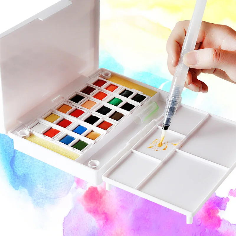 
Professional Painting Watercolor Paint Various Types Plastic Palette Water Colour Paint Set 