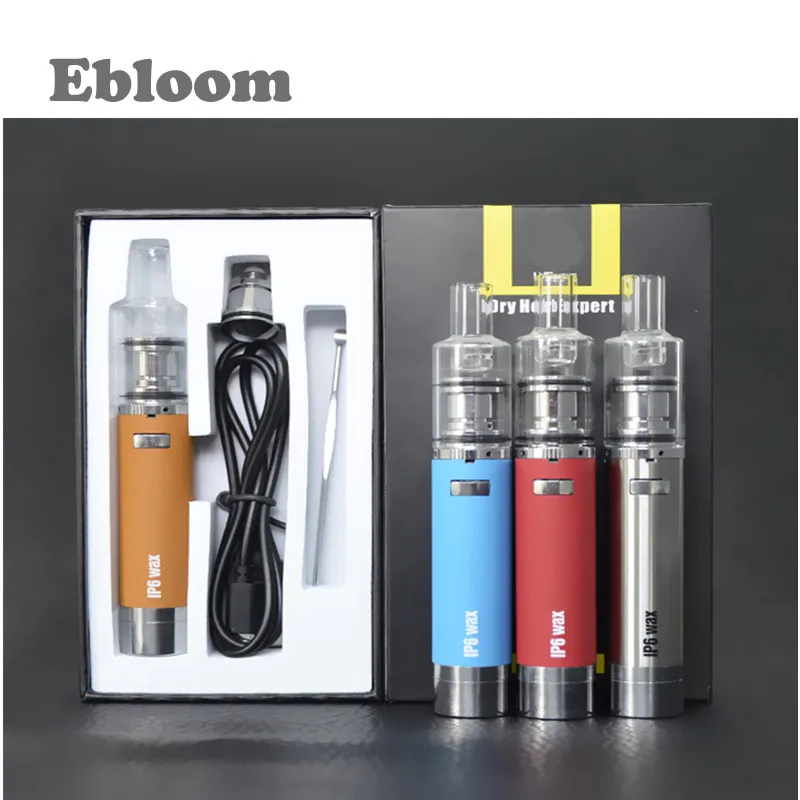 
IP6 WAX 100% ceramic heating vaporizer for dry herb wax 