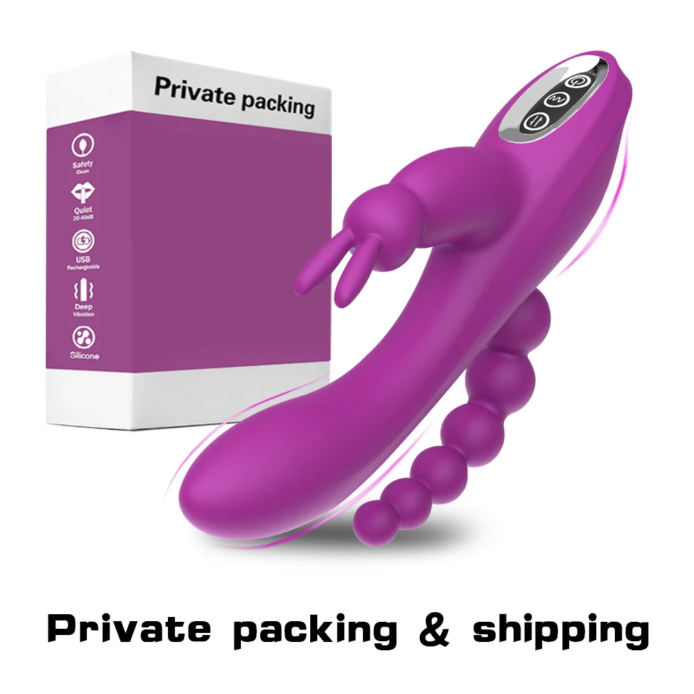 
Multi function usb charger rabbit vibrator with plug anal for women masturbation 