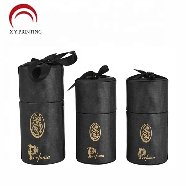 
Custom Cylinder Round Tube Cardboard Perfume Packaging Boxes 