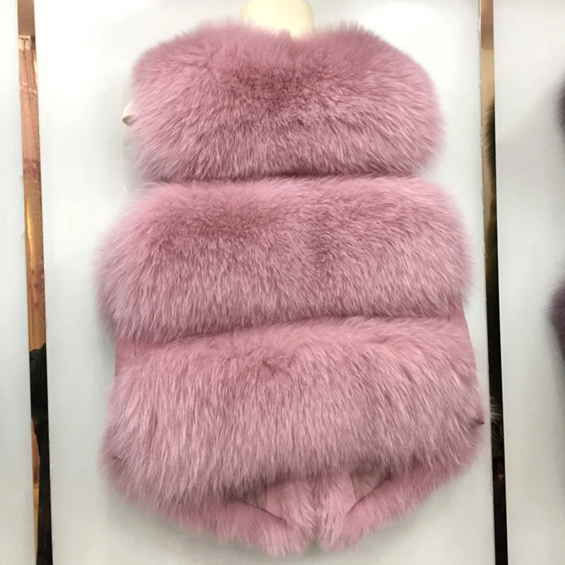 Прямая Заводская цена, меховой жилет, купить онлайн, женский жилет из натурального Лисьего меха