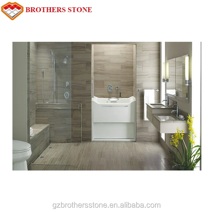 
China supplier cappucinno gray wooden serpeggiante athen wood grey marble 