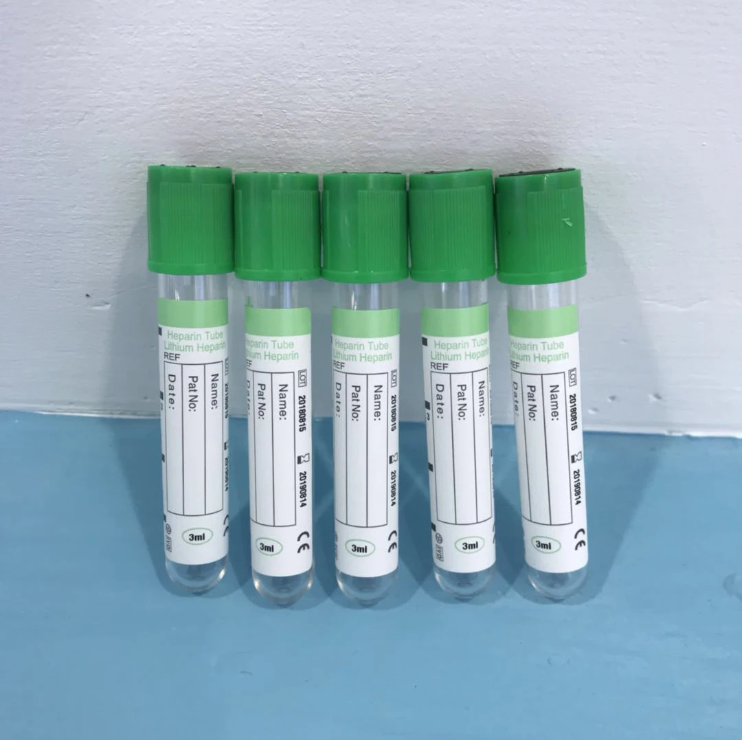 
Lithium/Sodium Heparin blood collection tube 3ml 