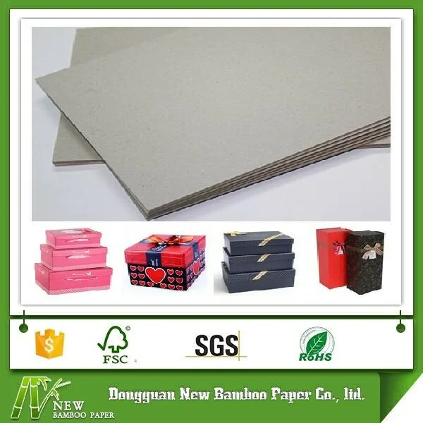 ламинированные складывая сопротивление серая доска бумаги для коробки материал
