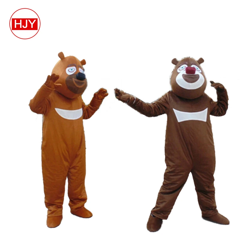 Factory hot sale custom animal elephant bear tiger lion mouse  costume for abult