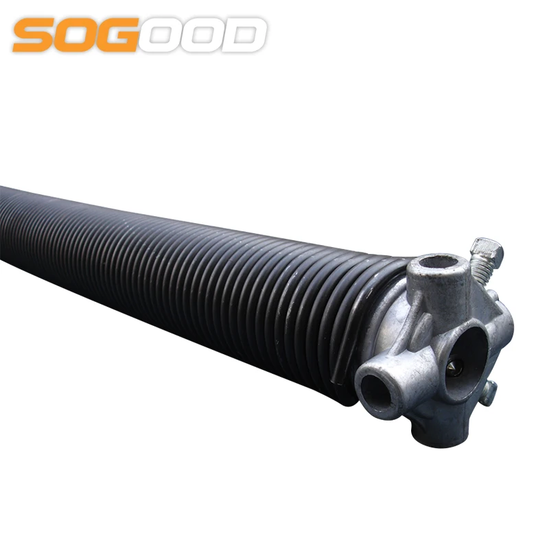 Custom commercial sectional vertical glass garage door hardware