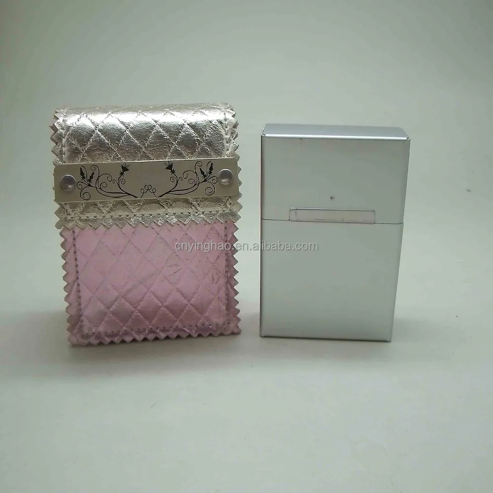 
Factory customized PU Leather cigarette box for women 