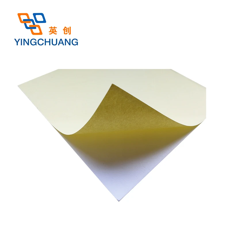 Manufacturers produce white rigid PVC double-sided self-adhesive wedding photo album