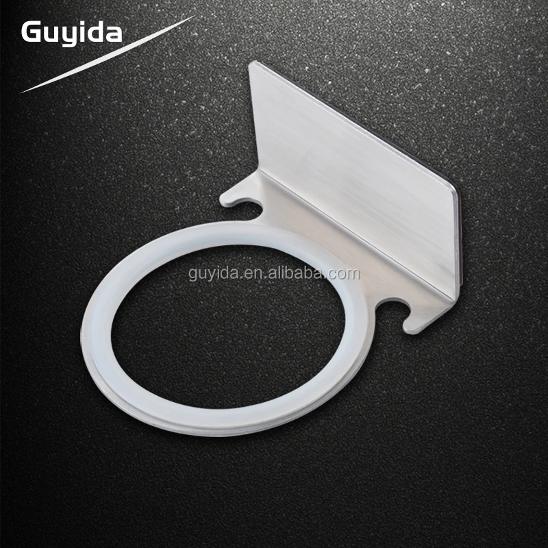 
Stainless steel Wall mounted stand up hair dryer hair straightener holder 