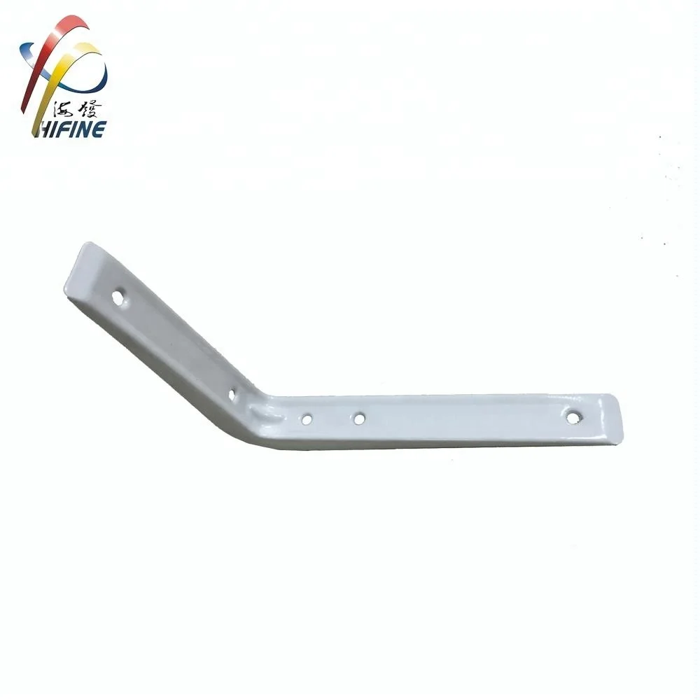 Light duty Aluminum triangle shelf bracket with black powder coating