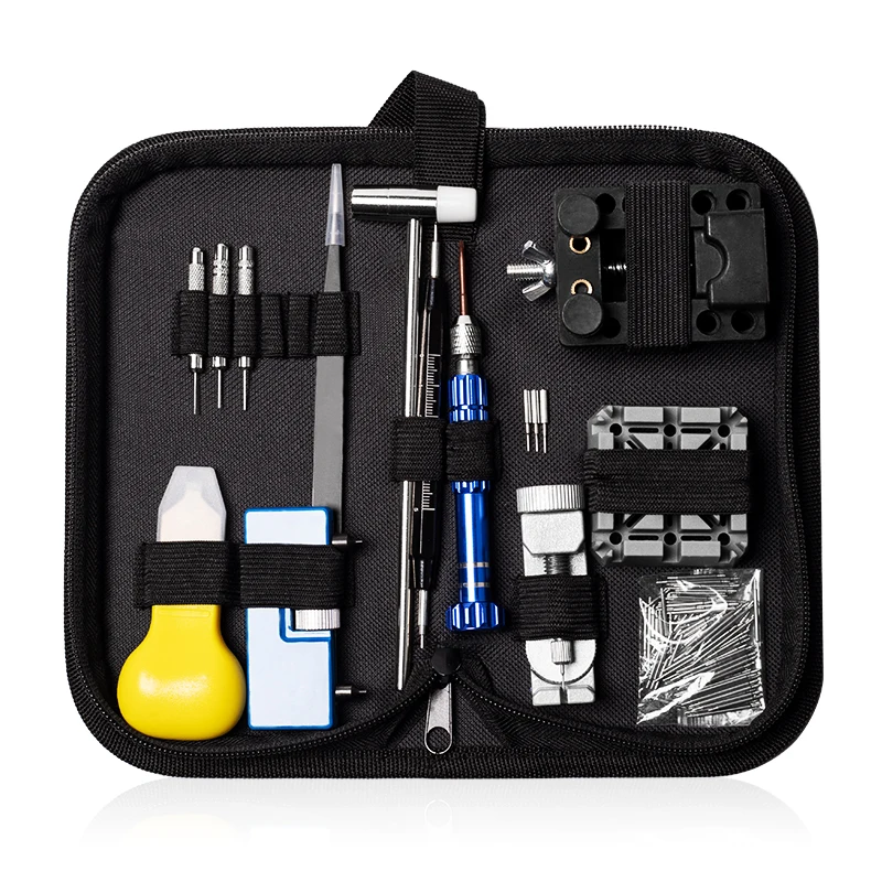 Best selling professional 128 PCS watch repair tool kit  with carrying bag